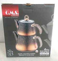 Двоярусний чайник O.M.S. Collection 8200-L Bronze (1,2/2,5 л.)