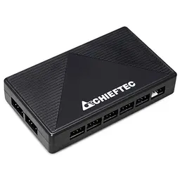Корпус Chieftec HUNTER 3 GS-03B-OP 4x120mm A-RGB, USB-C, E-ATX, без Блок живлення, Чорний - мініатюра 9