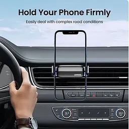 Тримач UGREEN LP120 Air Vent Phone Holder Black - мініатюра 2