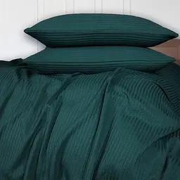 Знімний захисний чохол MirSon Pique Arrowline Emerald бавовна 50х70 см (2200013811800) - мініатюра 3