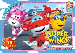 Пазли G-Toys Супер крила, 70 елементів, UW222
