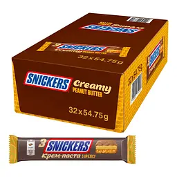 Батончик Snickers Creamy Peanut Butter 54.75 г - мініатюра 3