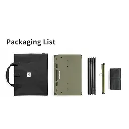 Складний стіл Naturehike CNK2450JJ025, 60х40 см, алюміній, оливковий - мініатюра 3