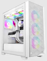 Корпус PcCOOLER CPS C3D510 WH ARGB білий E-ATX/ATX/Micro ATX/Mini-ITX без БП (LxWxH)455*220*491мм/