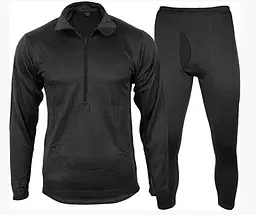 Термобілизна тактична Mil-Tec Thermoflece gen.III Black 11222002 - XL