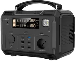Зарядна станція Choetech BS004 500Вт (484Вт/г) QC 3.0, USB-C PD100 Вт - мініатюра 2