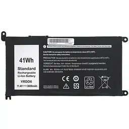 Батарея для ноутбука Dell YRDD6 (Vostro 15 3501 3591 Inspiron 14 5491 15 5585) 11.4V 3600mAh Чорний - мініатюра 3