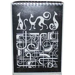 Блокнот ГРАФІКА А5 80 арк. # на спір. KRAFT COLOR з перфорац Black & White KF5280K