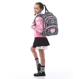 Рюкзак GoPack Education 175M-4 Fluffy Heart Сіро-рожевий (GO26-175M-4) - мініатюра 19