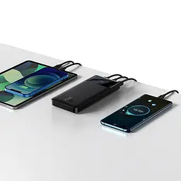 Зовнішній акумулятор Baseus Bipow Digital Display 10000mAh 20W Black (PPDML-L01) - мініатюра 9