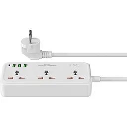 Мережевий фільтр WiWU Cube Wi-S005 30W GaN Power Strip EU White (6977703654196) [162496] - мініатюра 5