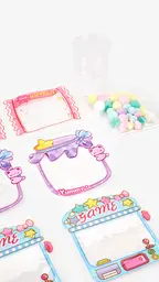 Набір для створення силіконових десертних сквішей 9003 Різнокольоровий shop (2000999374579) - мініатюра 3