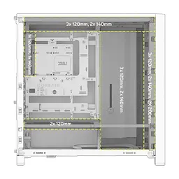 Корпус для ПК Corsair FRAME 4000D RS White (CC-9011313-WW) - мініатюра 7