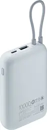Портативний акумулятор Xiaomi Power Bank Integrated Cable 22.5W 10000mAh blue (P15ZM / BHR9073GL) - мініатюра 4