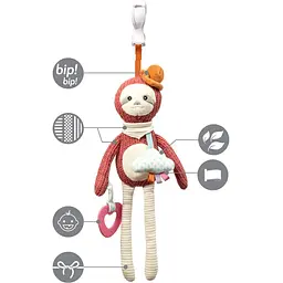 Іграшка-підвіска BabyOno Маленькі друзі Лінивець Ліон - мініатюра 7