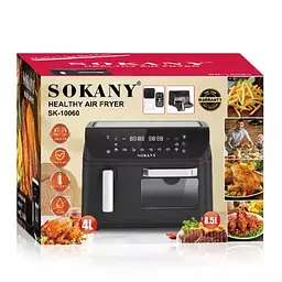 Аерофритюрниця Sokany SK-10060 з 2 чашами, сенсорне керування - мініатюра 5