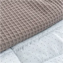 Плед дитячий MirSon Poplin Waffle Sleeping animals 150х220 см (2200013893424)