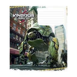 Зошит Школярик Animals transformers 18 аркушів клітинка (018-3467K), в асортименті - мініатюра 4