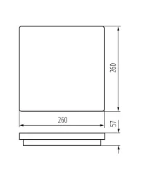 Вуличний світильник Kanlux 38782 BENO LED 1x24/30 3000K/3500K/4000K 3180/3490/3410Lm IP65 білий - мініатюра 3