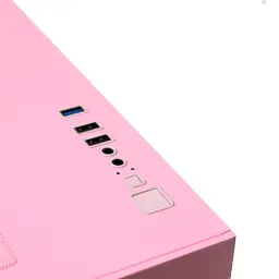 Корпус GTL Gaming Infinity, Pink, без БЖ, Mid Tower, Micro ATX / Mini ITX, 1xUSB 3.0 / 2xUSB 2.0, макс. CPU - 160 мм / VGA - 320 мм, бічна та передня панель із загартованого скла (GTLN275-1P) - мініатюра 5