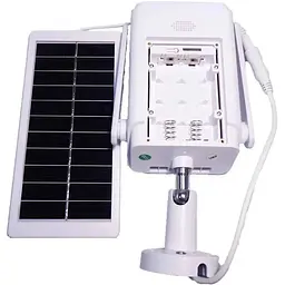 IP камера відеоспостереження RIAS X1 (iCSee APP) Wi-Fi 2MP вулична із сонячною панеллю White (3_02397) - мініатюра 5