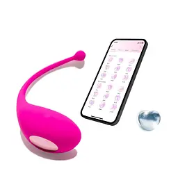 Смарт-віброяйце Adrien Lastic Palpitation Pink з глибокою вібрацією - мініатюра 2