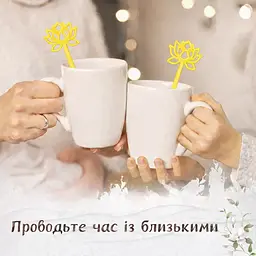 Заварник ситечко для заварювання для чаю силіконовий у формі квітки лотоса Жовтий 88282 - мініатюра 7