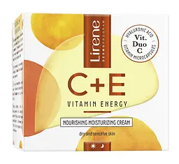 Живильний крем для обличчя Lirene C+E Vitamin Energy Cream 50 мл - мініатюра 2