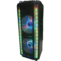 Портативна колонка XPRO CH-7212 валіза 60Вт USB SD FM радіо Bluetooth 1 радіомікрофон ДУ - мініатюра 4