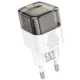 МЗП Hoco C131A Platium PD30W+QC3.0 (1USB-A/1C) Transparent black