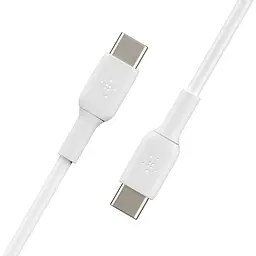Кабель Belkin USB-C > USB-C заряджання/синхронізації 1м, 60Вт, Type-C, PVC, білий teh0013652 - мініатюра 5