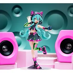 Фігурка Sega Вокалоїд Хацуне Міку Hatsune Miku Live stage 20 см S HM LS - мініатюра 3