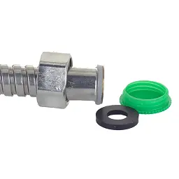 Шланг для душа 1/2" SS з підшипником 150см AQUATICA XB-9373 (9792041) - мініатюра 2