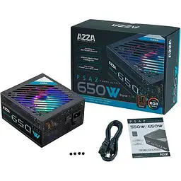 Блок живлення Azza 650W ARGB [PSAZ-650W-RGB] [141293] - мініатюра 3