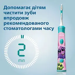 Електрична зубна щітка Philips Sonicare For Kids (HX6322/04) - мініатюра 6