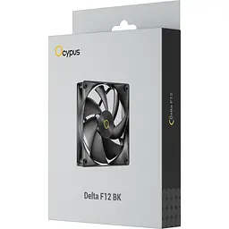 Корпусний вентилятор Ocypus Delta F12 Black (DELTA-F12-BK1NM00X-GL) [165780] - мініатюра 6