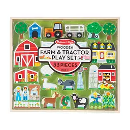 Ігровий набір Melissa & Doug дерев'яний Ферма і трактор (MD14800)