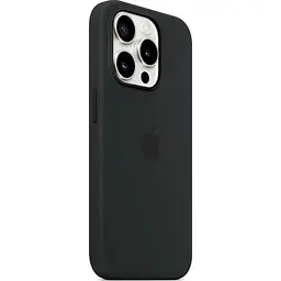Чохол Silicone Case with MagSafe для Apple iPhone 15 Pro Black AAA [93260] - мініатюра 2