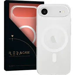 Чохол iLera GlassCase + Camera Button with MagSafe для Apple iPhone Air Frosted (ILGCLCa17Air) [150409] - мініатюра 2
