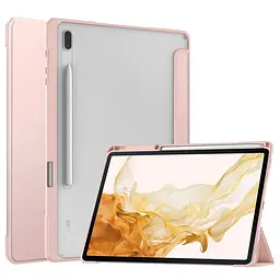 Чохол TPUCristal SlimTPU Spen holder Samsung Galaxy Tab S9/S9 Fe Світло-рожевий