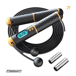 Розумна скакалка EasyFit SmartRope 3 м з утяжнювачами (бездротова)