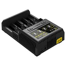 Зарядний пристрій Nitecore SC4 для акумуляторів (Ni-Cd Ni-Mh Li-Ion IMR LiFePO4) 220V-12V - мініатюра 2