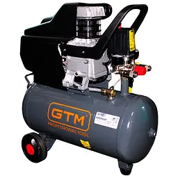 Компресор високого тиску GTM KABM2024 (24 л, 170 л/хв, 1.8 кВт, 220-240 В)