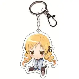 Брелок акриловий Дівчинка-чарівниця Мадока Мамі Томое Mahou Shoujo Madoka Magica Mami Tomoe 5 см