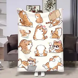Плед 3D Котики муркотики 4437_B 17962 135х160 см
