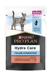 Додатковий вологий корм для котів для збільшення споживання води Purina Pro Plan Hydra Сare 75г – лосось