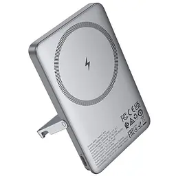 Портативне зарядне - магнітний павер банк Hoco Q36 Sunlight magnetic suction + holder PD 20W 5000 mAh - мініатюра 3