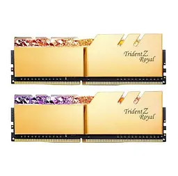 Оперативна пам'ять G.Skill 32GB (2x16GB) DDR4 3600MHz Trident Z Royal (F4-3600C16D-32GTRGC)