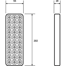 Світлодіодний світильник Eurolamp з акумулятором 30 SMD 2W 6000-7500K (EM-30SMD/2W) - мініатюра 3