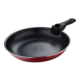 Набір сковорідок зі знімною ручкою Bergner Click & cook 22/26 см червоний (BG-31605-RD) - мініатюра 3